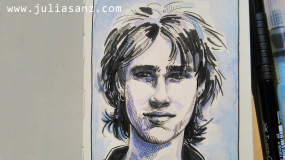 Jeff Buckley - Julia Sanz Illustration